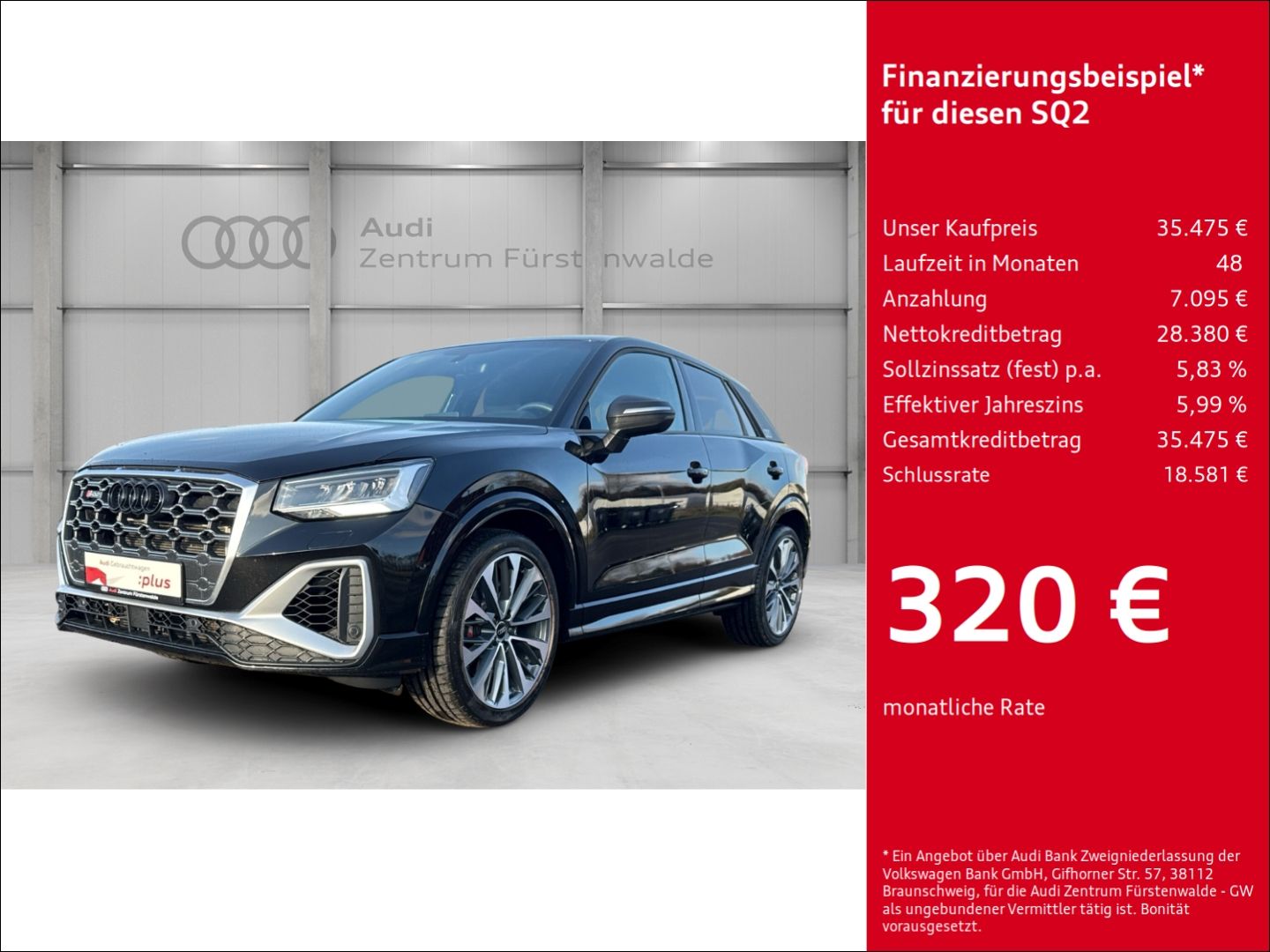 AUDI SQ2 2.0 TFSI S tronic quattro Navi LED 2-Zonen-K