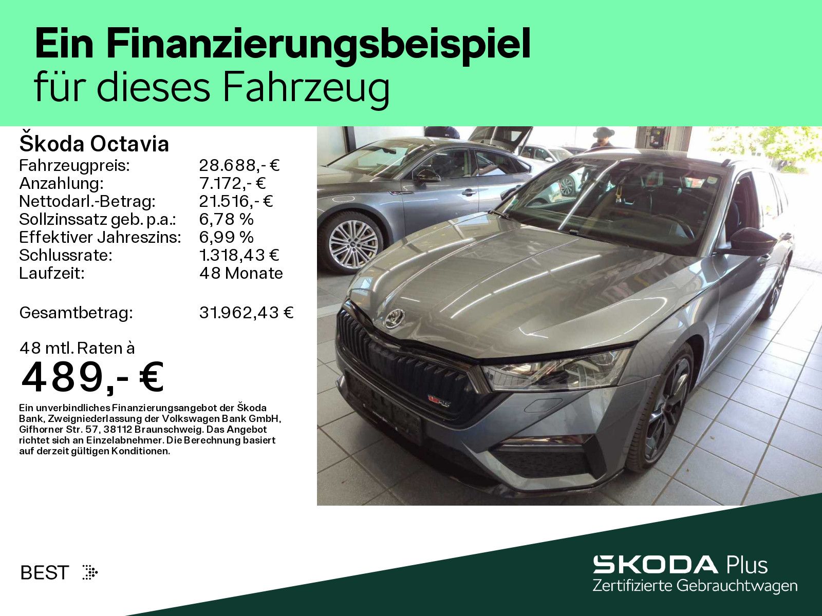 Skoda Octavia Combi 2.0 TDI DSG 4x4 RS*NAVI*REISE*STHZ imagem 2