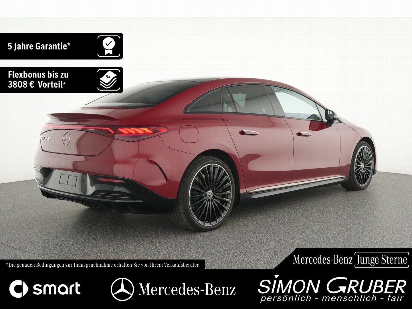 Fahrzeugabbildung Mercedes-Benz EQE 350+ AMG Pano HUD Burm Sitzklima Massage