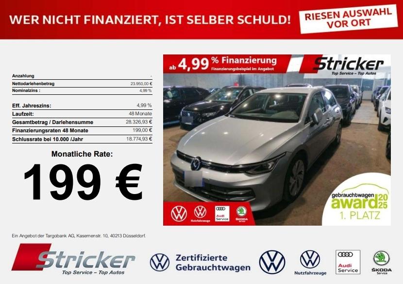 Volkswagen Golf Style 2.0TDI DSG 199,-ohne Anzahlung ACC er