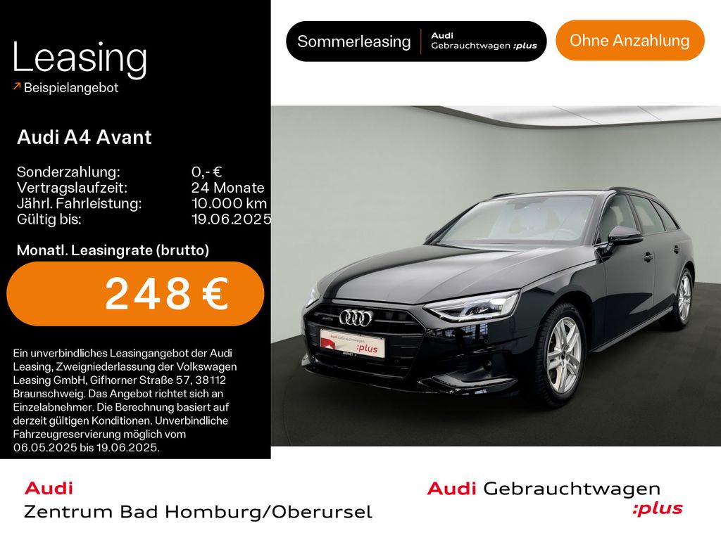 Audi A4 Avant Advanced 40 TDI quattro*Navi*PDC*Virtua