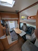Hobby A55 GS Navi, Klima, Solar, Autark, Heckgarage - Alkoven mit 5 Schlafplätzen