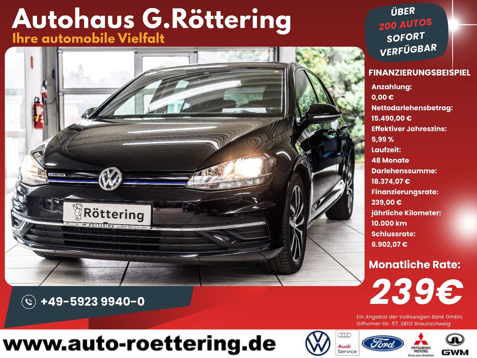 Fahrzeugabbildung Volkswagen Golf VII IQ.DRIVE +SHZ +ACC +NAVI