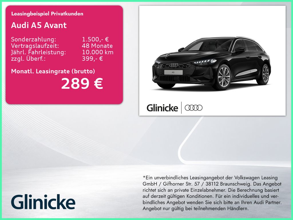 Audi A5 Avant TDI B&O/Kam/HuD/ACC/Sportsitz/Memo/Nav/