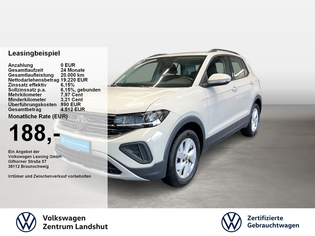 T-Cross Life 1.0 TSI 2xKlima ACC KlimaA LED Navi