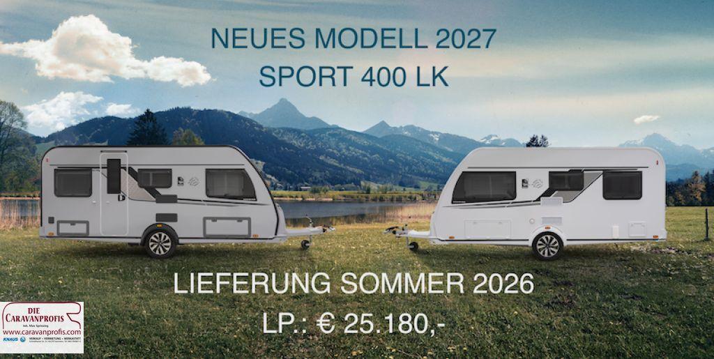 Knaus Sport 400 LK 2027 Festbett 1400kg
