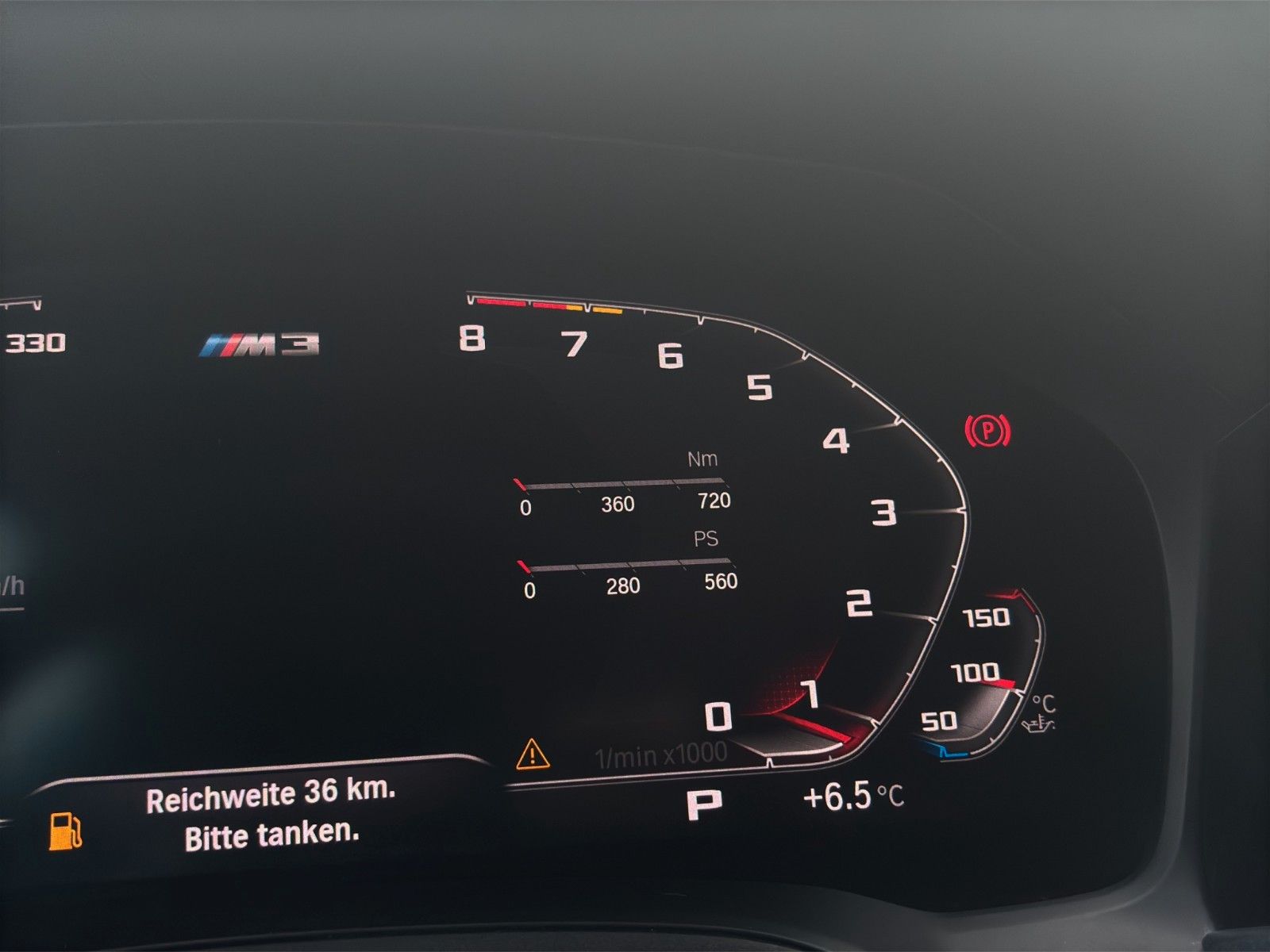 Fahrzeugabbildung BMW M3 Comp. Gelbe M-DRL/Carbon/M-Drivers/Individual