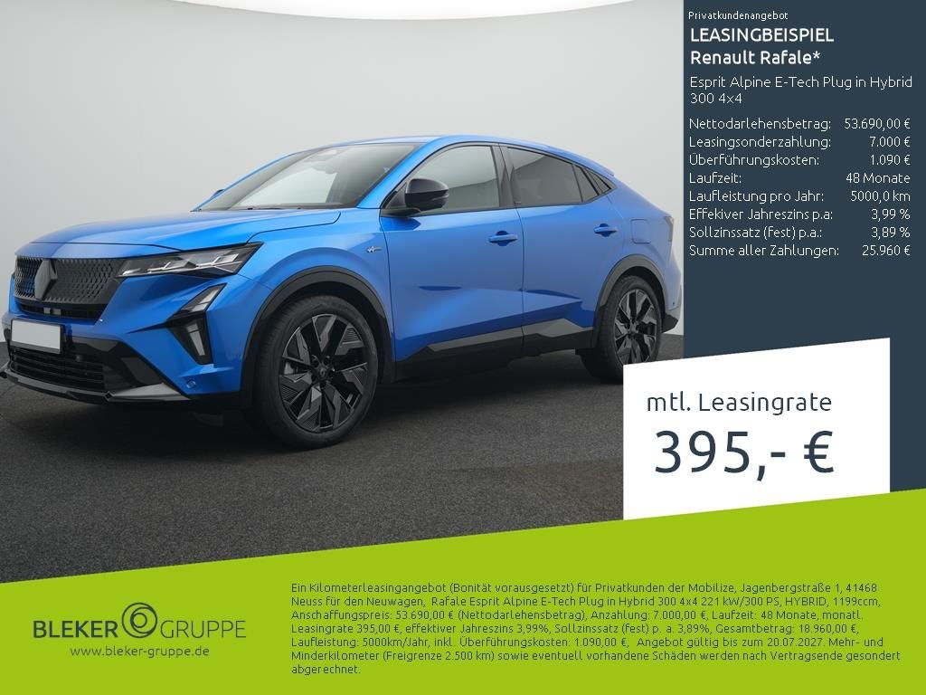 Renault Rafale Esprit Alpine E-Tech Plug in Hybrid 300 