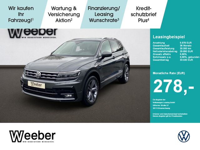 Volkswagen Tiguan 2.0 TDI 4Motion DSG Highline R line Navi