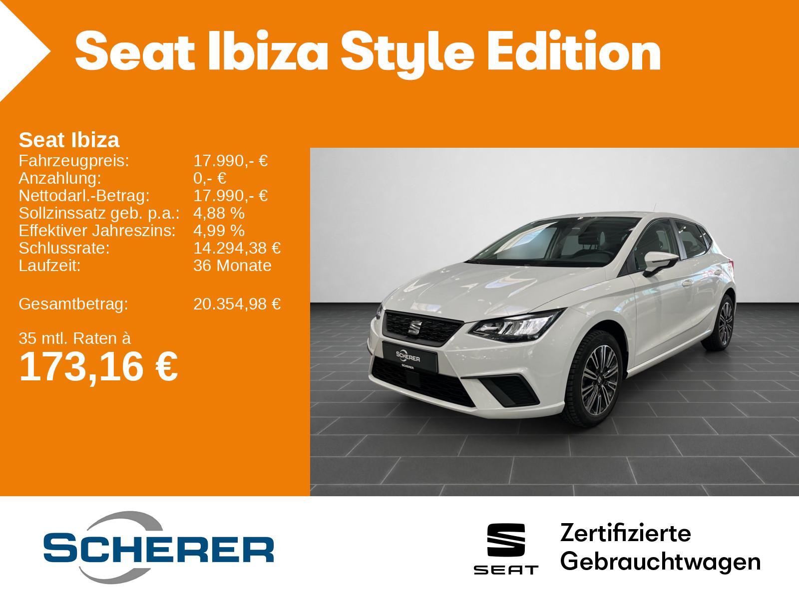 Seat Ibiza Style 1.0 TSI DSG CarPlay Sitzheizung
