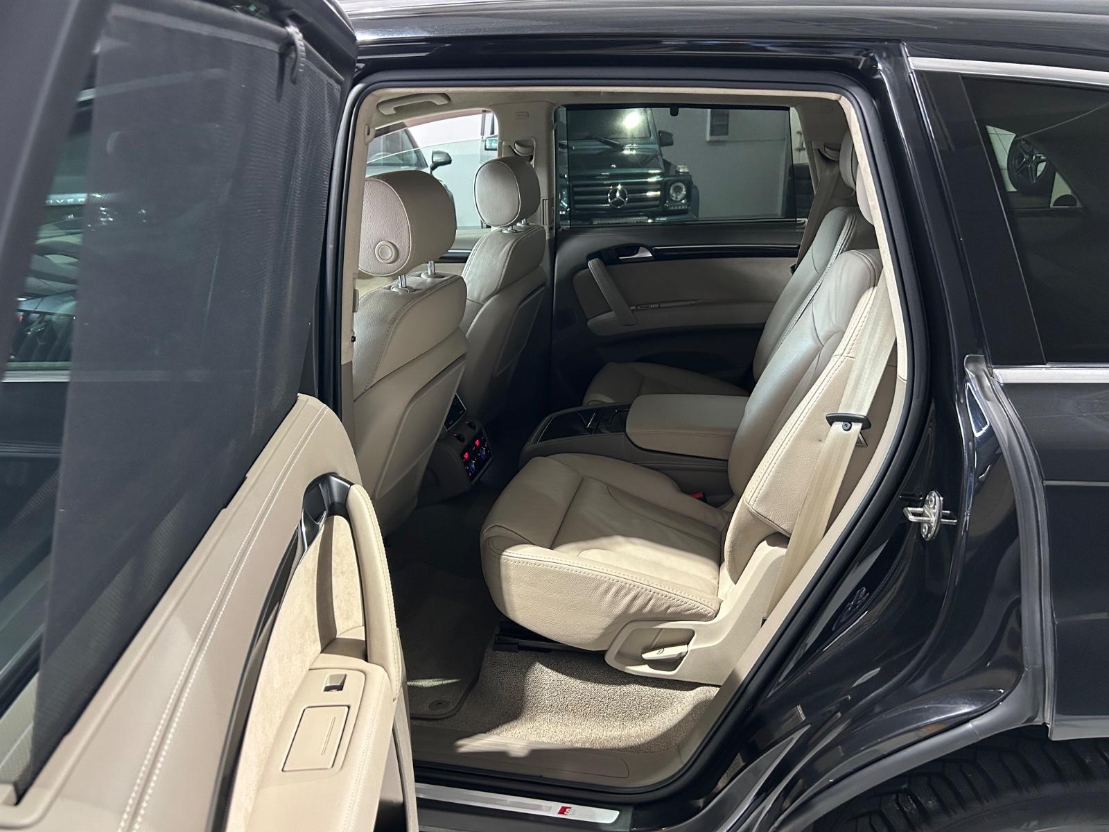 Audi Q7 4.2 TDI V8 quattro S line | 326 ch | BVA | 4 places individuelles | Cuir beige | Suspension pneumatique | GPS | Accès sans clé