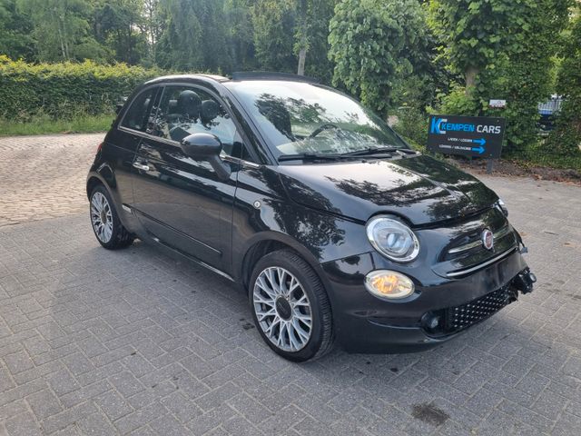 Fiat 500C 1.0 Hybrid Navi Klimaaut Teillleder