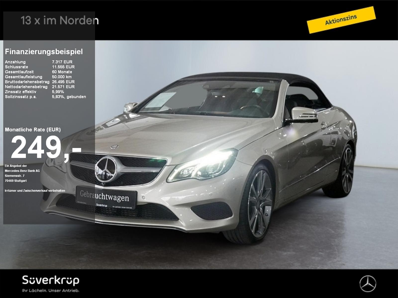 Mercedes-Benz E 350 BT Cabrio COMAND MEMO 360 DISTR KAMERA PDC