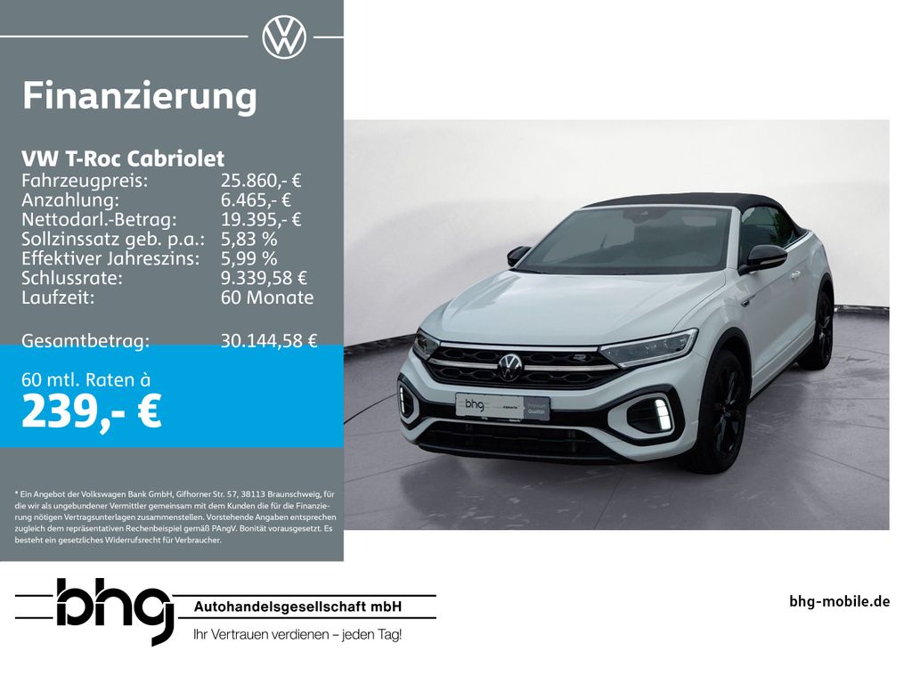 T-Roc Cabriolet R-Line