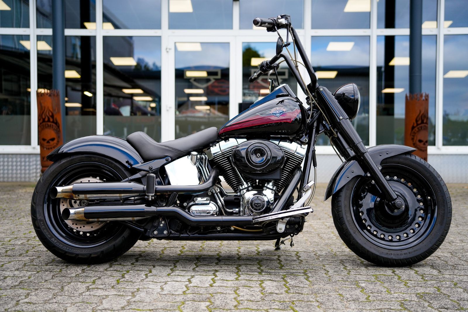 Fahrzeugabbildung Harley-Davidson FLSTF Fat Boy Twin Cam 96B - Ape - Kesstech