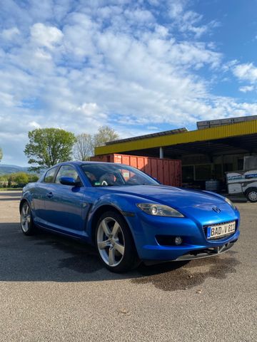 mazda rx 8 2009 bleu