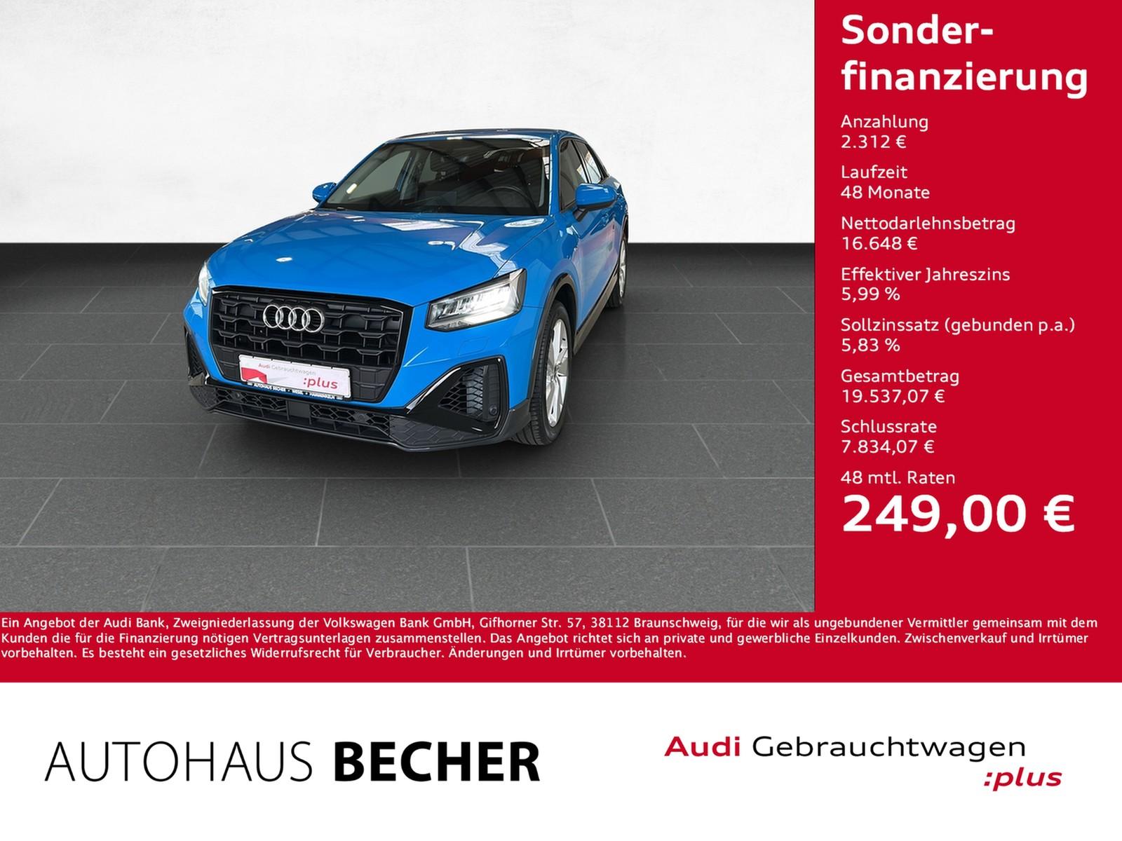Audi Q2 S line 30 TFSI 6-Gang /Rückfahrkam/HuD/Sitzhz