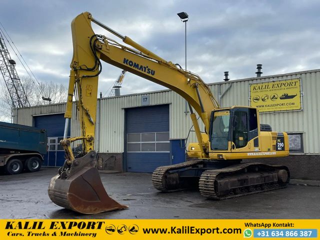 Komatsu PC290 NLC-8 Track Excavator Hammer Line CE Good