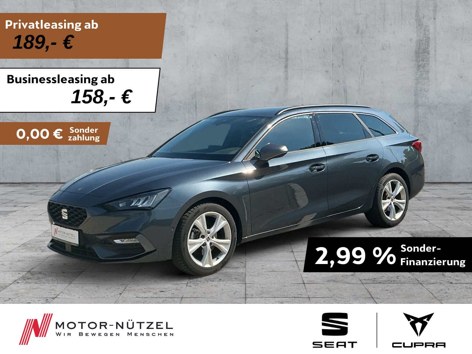 Seat Leon ST 1.5 eTSI DSG FR-LINE LED+NAV+APP+ACC+SHZ