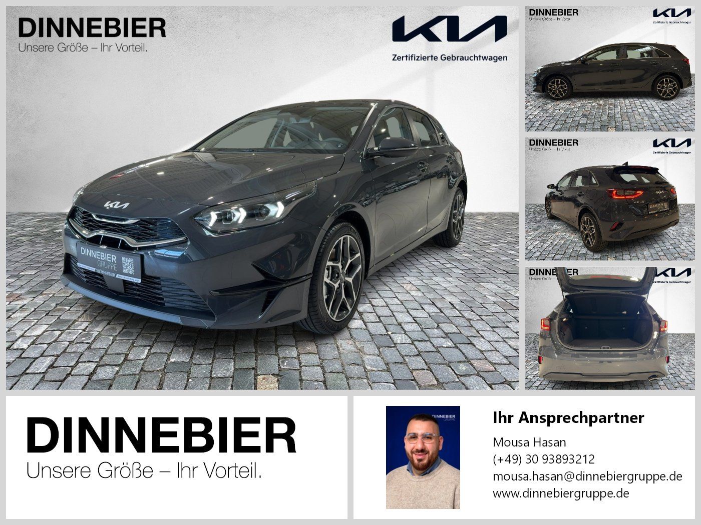 Kia cee'd 1.5T Spirit Glasdach+LED+Navi+Kamera