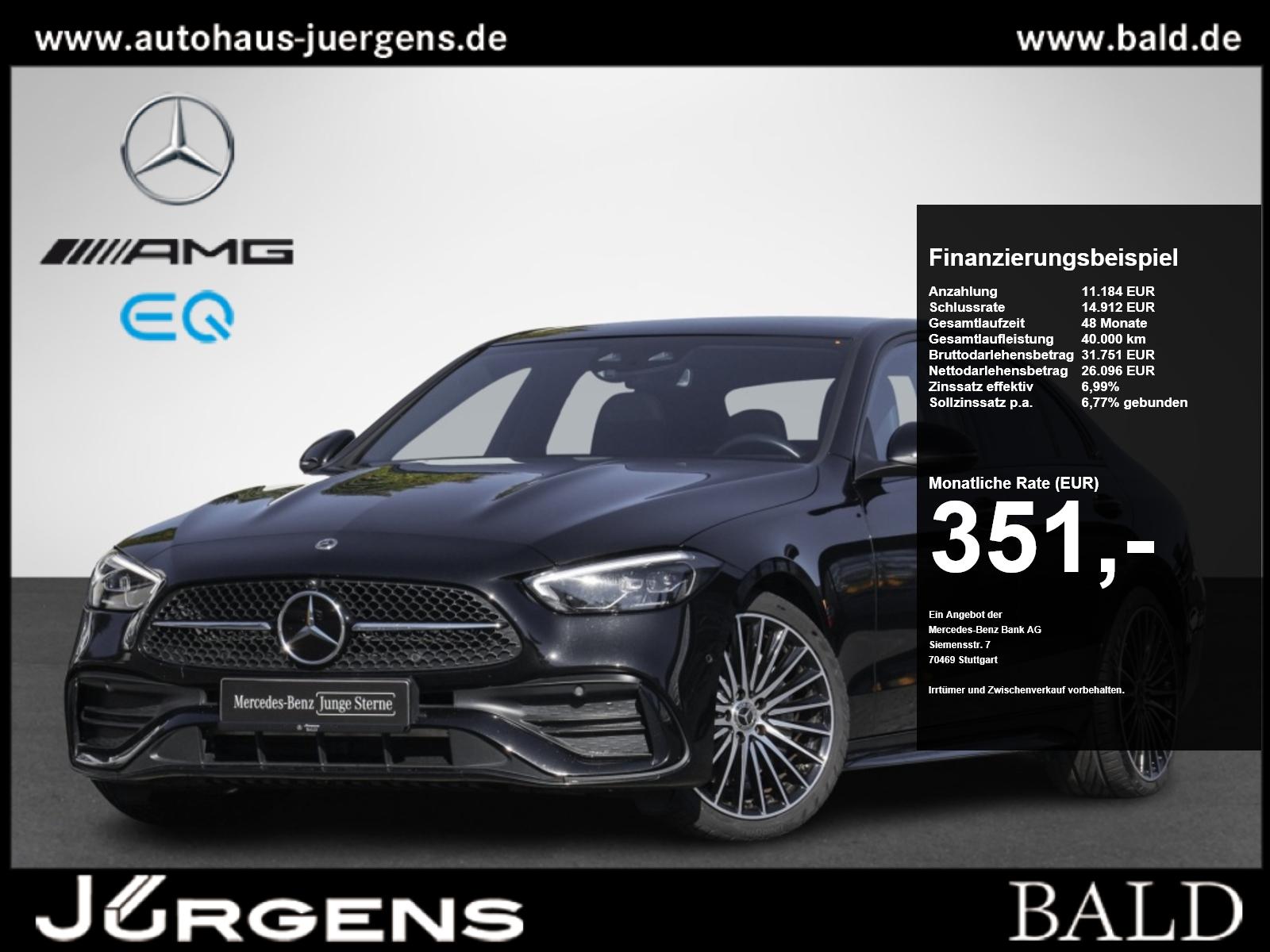 Mercedes-Benz C 300 d AMG-Sport/Pano/Night/Distr/Ambiente/LED