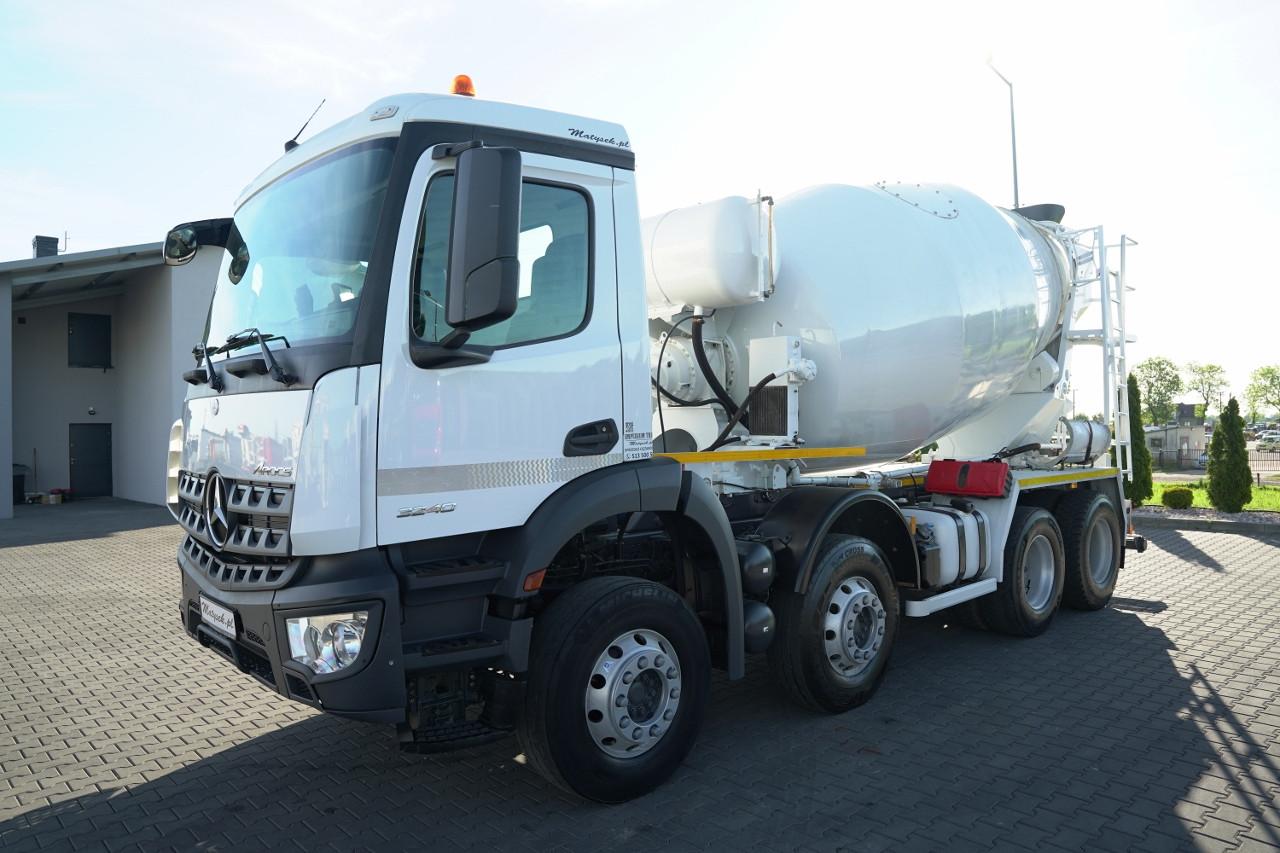 Mercedes-Benz AROCS 3240 / GRUSZKA 9M3 / 8x4 / BETONOMIESZARK