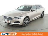 Volvo V90 2.0 B4 Plus Bright Aut.*NAVI*ACC*CAM*PDC* - mit Diesel-Antrieb: Beige, Vollleder, Kombi
