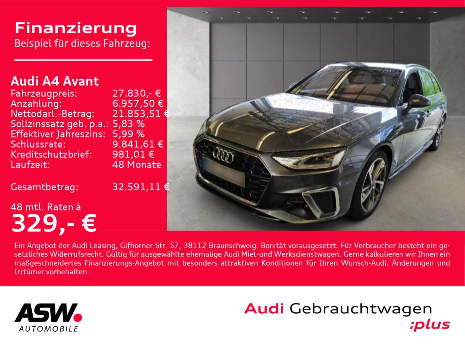 Audi A4 Avant S line 35 TFSI S tronic LED Navi RFK VC