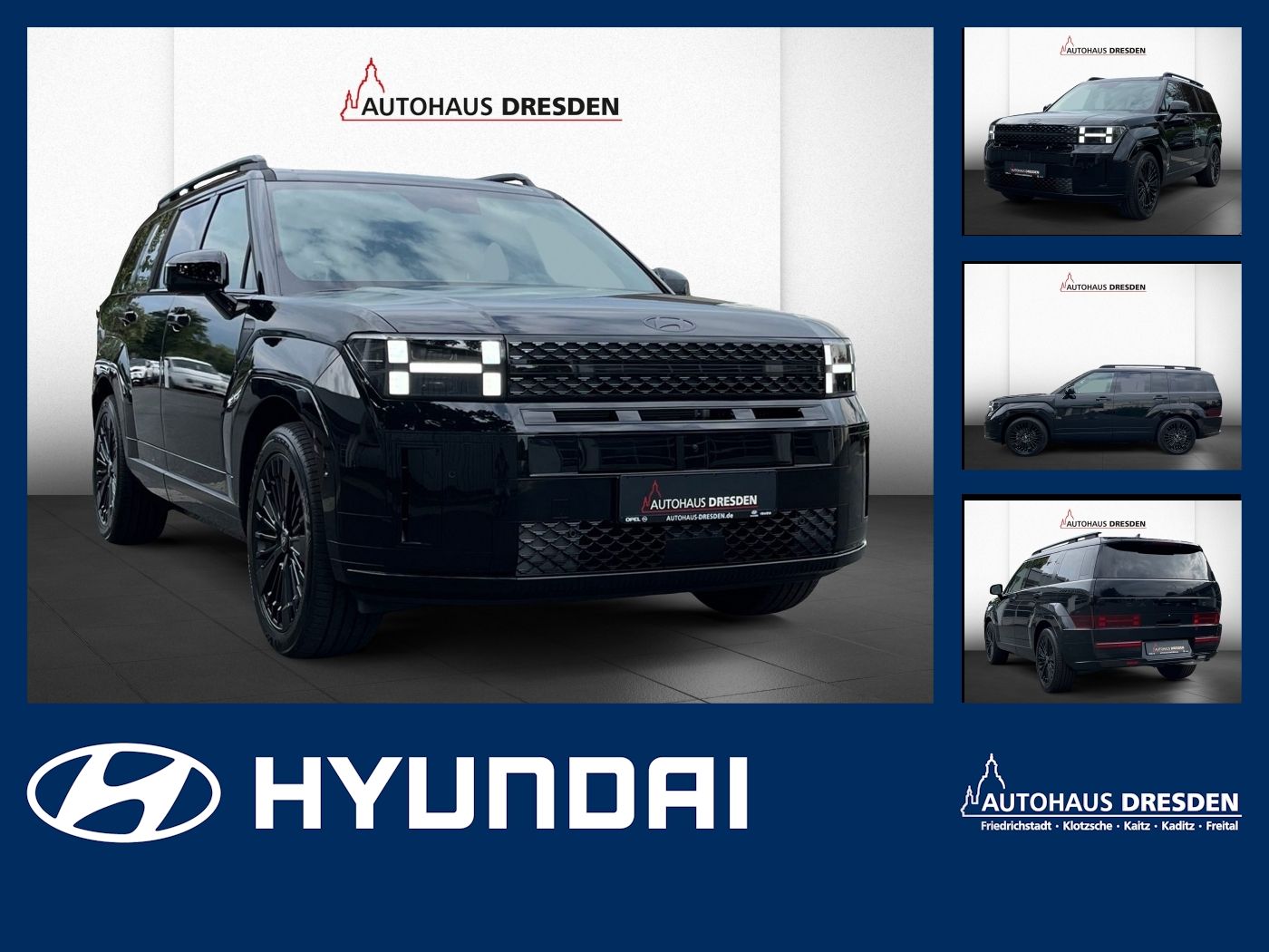 Hyundai Santa Fe 1.6 T-GDI W Blackline ACC+LED+Navi+SHZ