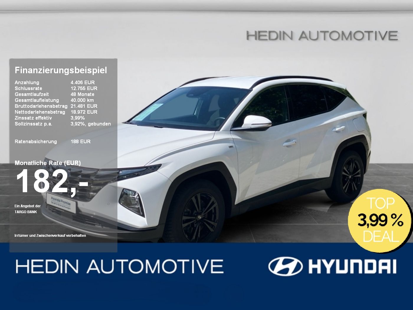 Hyundai Tucson — HYUNDAI Tucson  1.6 T-GDI 2WD Edition 30+ AMBIENTE|SHZ|LM
