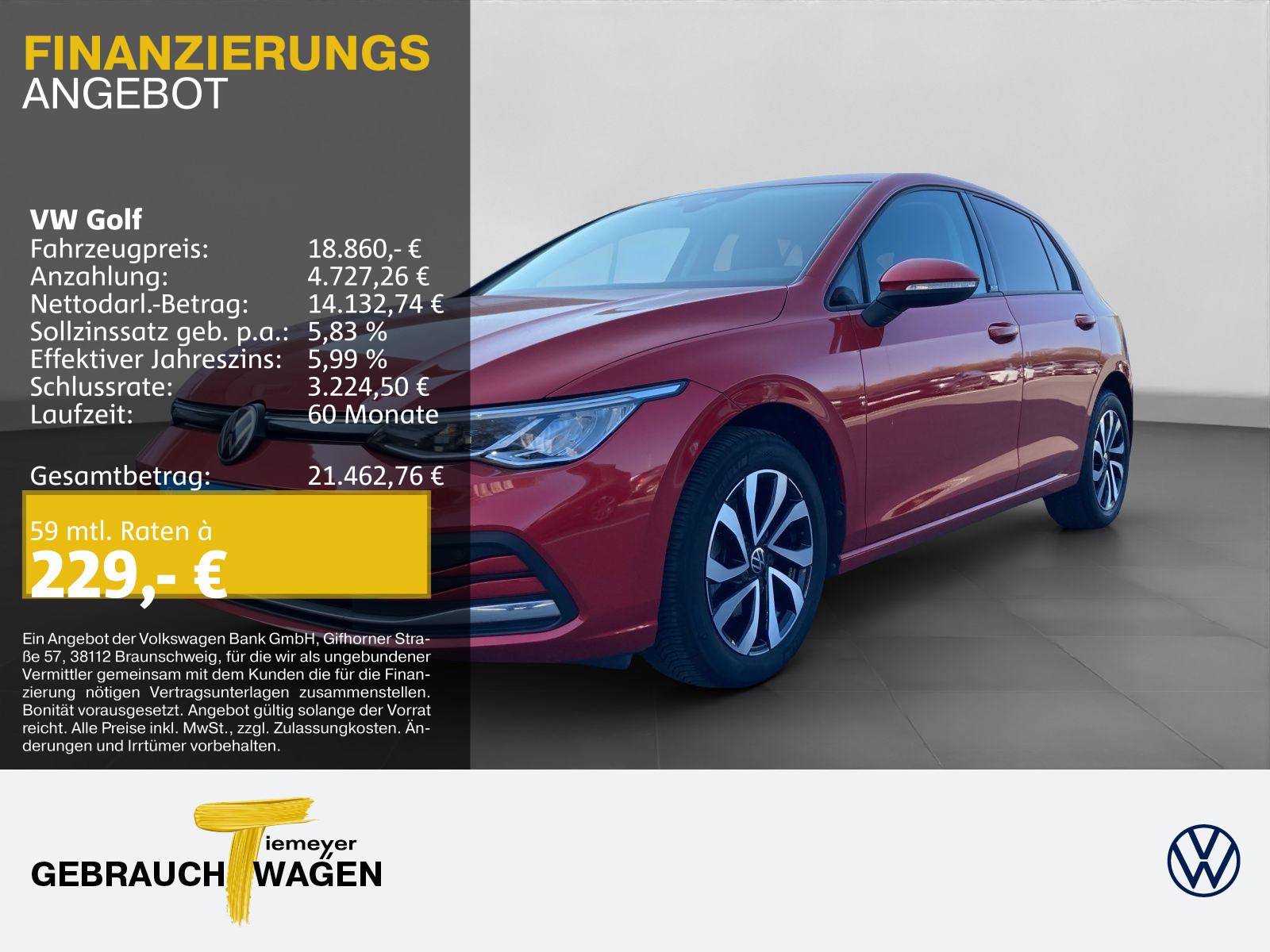 Volkswagen Golf 1.5 TSI ACTIVE NAVI LED SITZHZG ALLWETTER