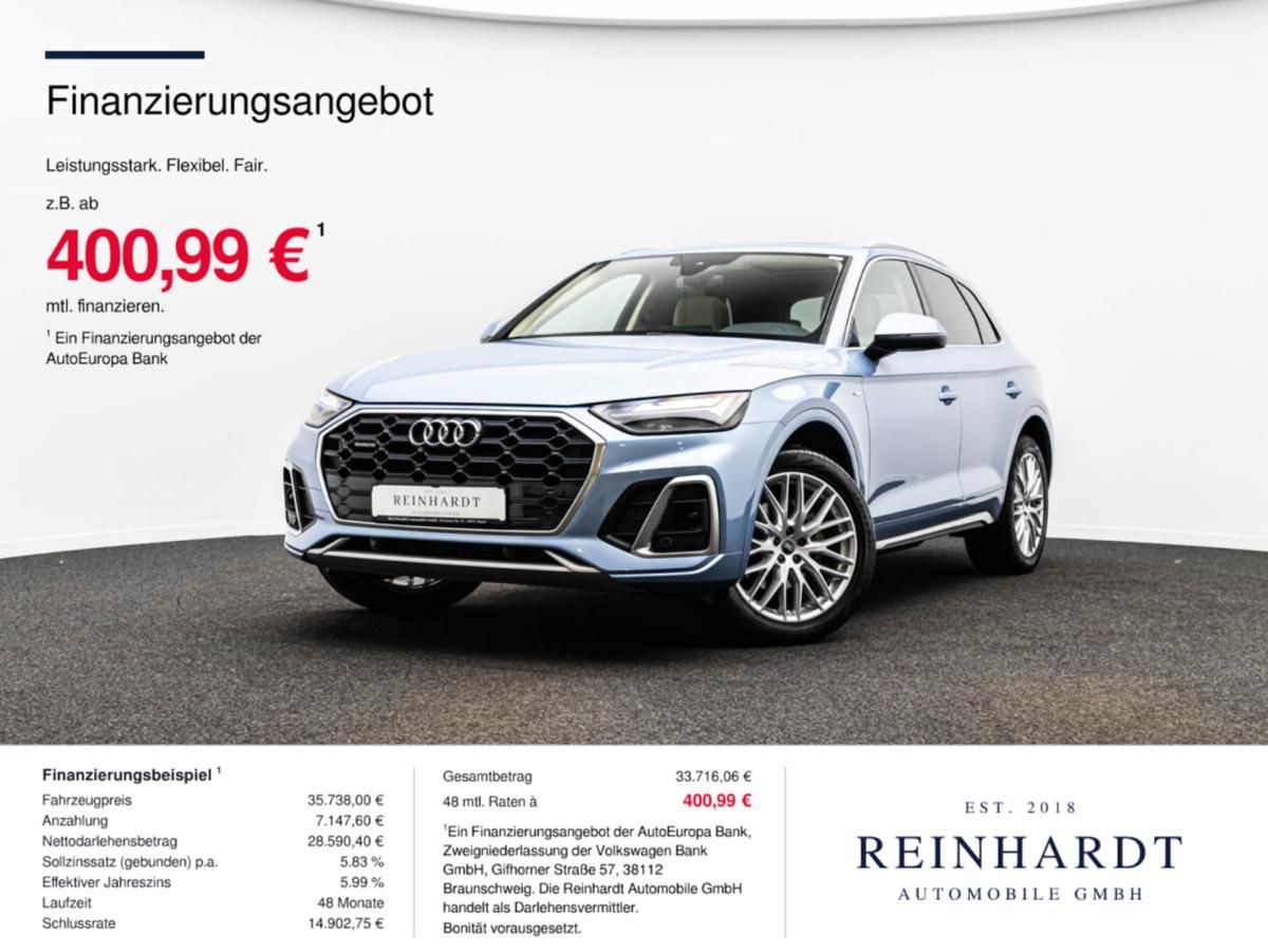 Audi Q5 45TFSi Q S LINE TEMPOMAT LED DSP PANO KAMERA