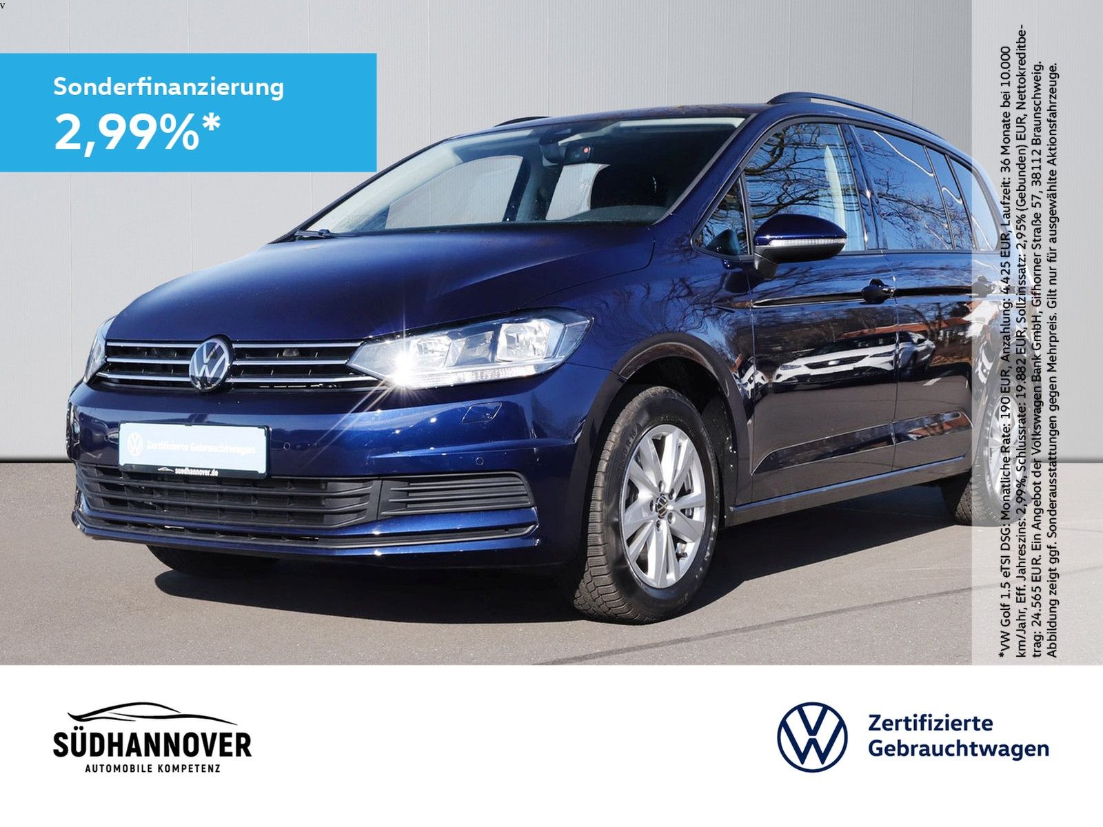 Volkswagen Touran Comfortline 1.5 TSI NAVI+7-SITZE+SHZ+PDC