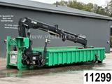 Andere Hüllenkremer Abrollcontainer mit HIAB Ladekran - Abrollcontainer