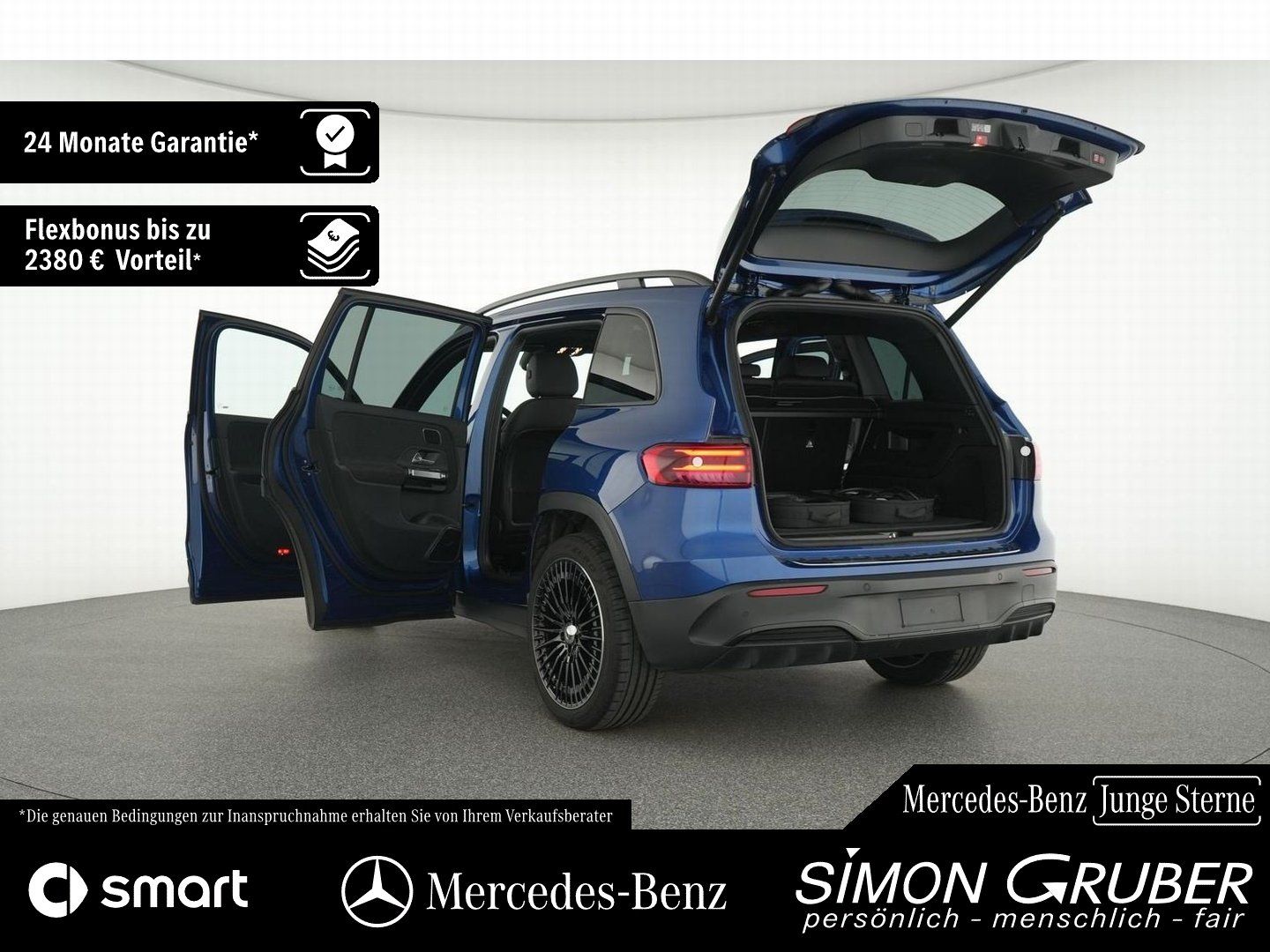 Fahrzeugabbildung Mercedes-Benz EQB 350 4M AMG Night Pano Burm Ambi HUD 360 ACC