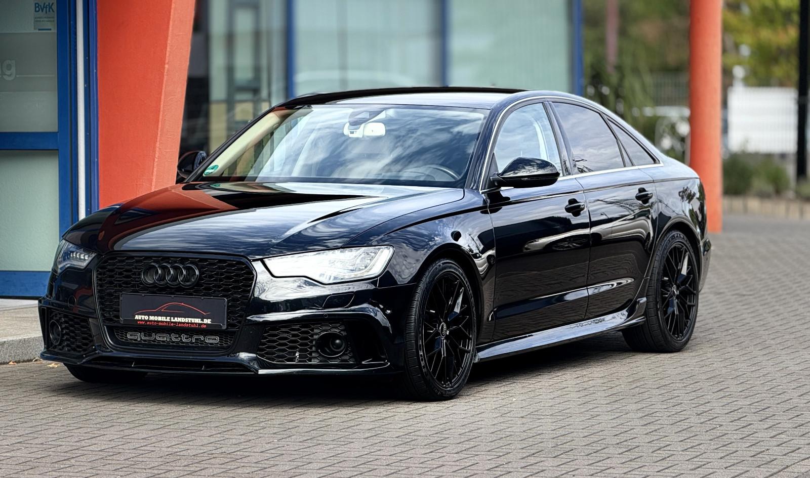 Audi A6 3.0 BiTDI quattro | 310 ch | BVA | Cuir beige | Bang & Olufsen | Affichage tête haute | Vision nocturne | Kit RS6