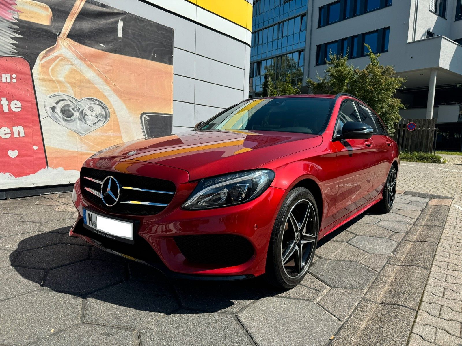 MERCEDES-BENZ C 180 T AMG Line, Automatik,Deutsches Fz.