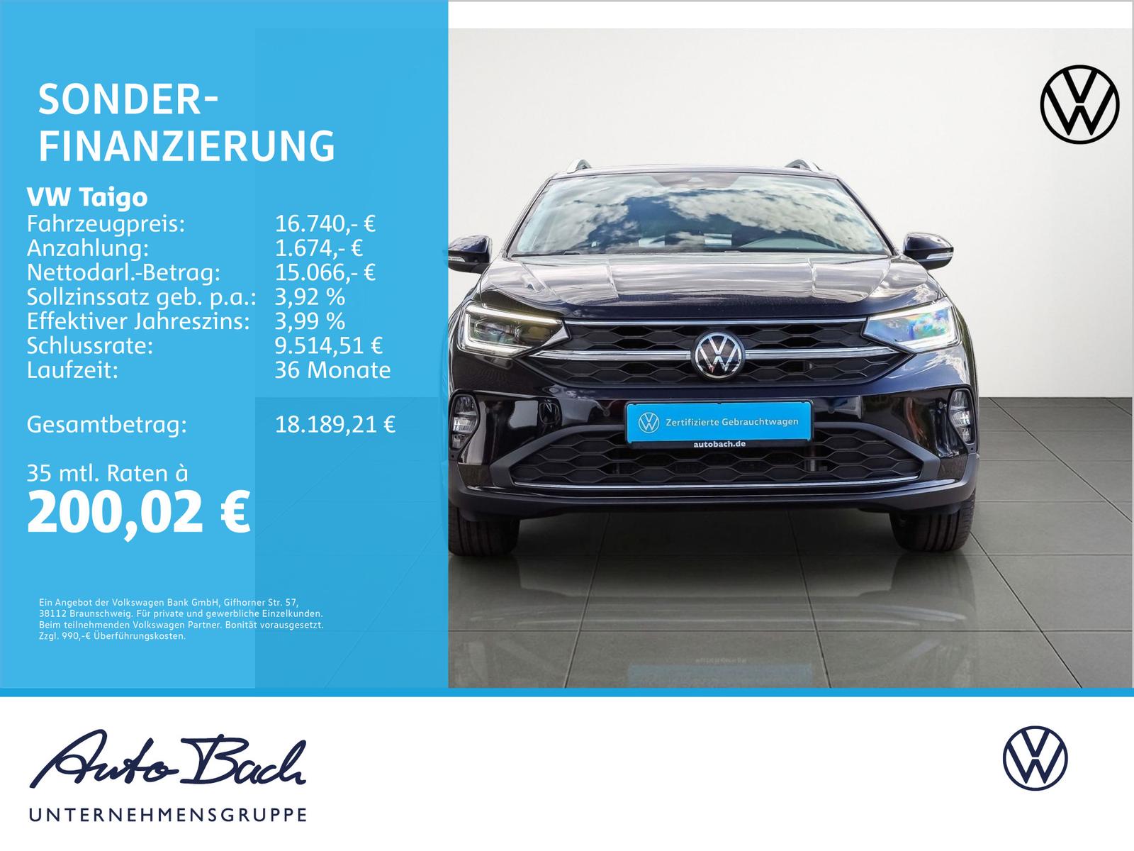 Volkswagen Taigo 1.0 TSI Style, Navi, LED-Matrix, App-Conne, миниатюра 27