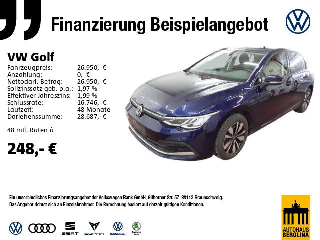 VW Golf VIII 1.0 eTSI Move DSG *StdHz*ACC*R-CAM*