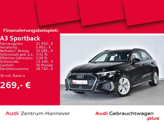 Audi A3 Sportback 40 TFSIe S line LED Navi Kamera vir