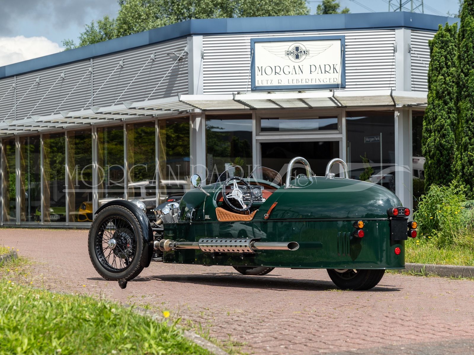 Fahrzeugabbildung Morgan 3 Wheeler *Sport Green / Honey / 110 Years*