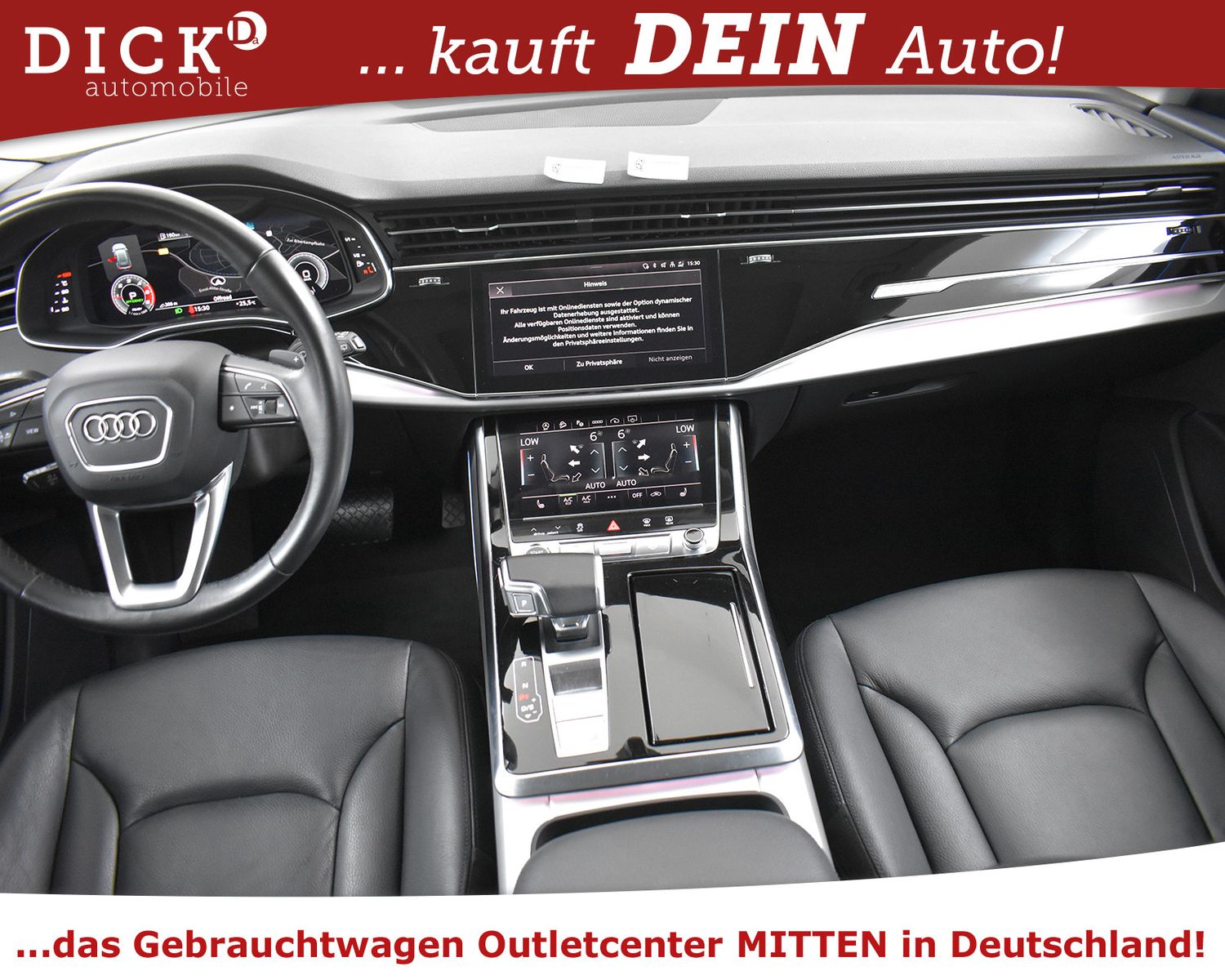 AUDI Q8 Quat VIRTU+PANO+MEMO+LED+SHZ+HEAD+AHK+360 - Image 8