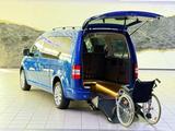 Volkswagen Caddy 1,6-Maxi-Behindertengerecht-Rampe-TOP - blaue Volkswagen Caddy Maxi