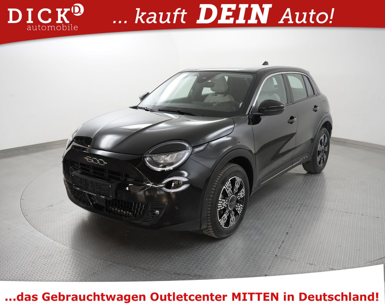 Fahrzeugabbildung Fiat 600 1.2 DCT Style VIRTU+KAM+NAVI+LED+SHZ+KEY+TEM