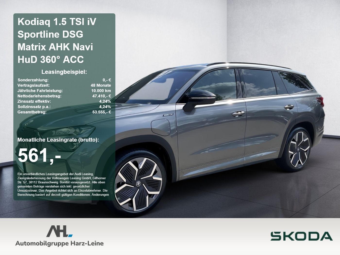 Skoda Kodiaq 1.5 TSI iV Sportline DSG Matrix AHK Navi