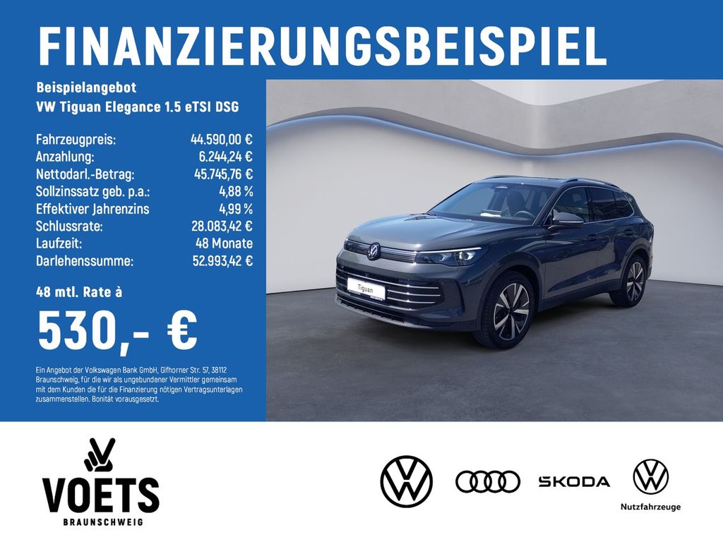 Tiguan Elegance 1.5 eTSI DSG AHK+IQ.LIGHT+KEYLES