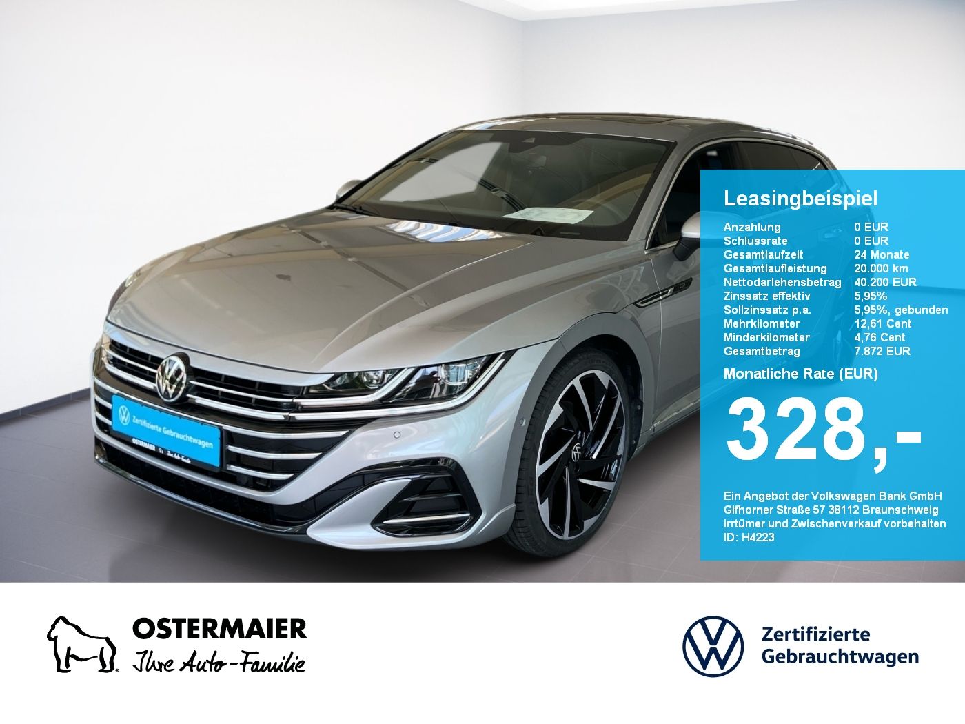 Volkswagen Arteon Shootingbrake R-LINE 2.0TDI 200PS DSG 4M