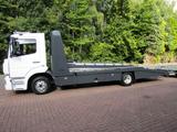 Mercedes-Benz ATEGO 818 AUTOTRANSPORTER  MIT ANHAENGER - Plattform Anhänger