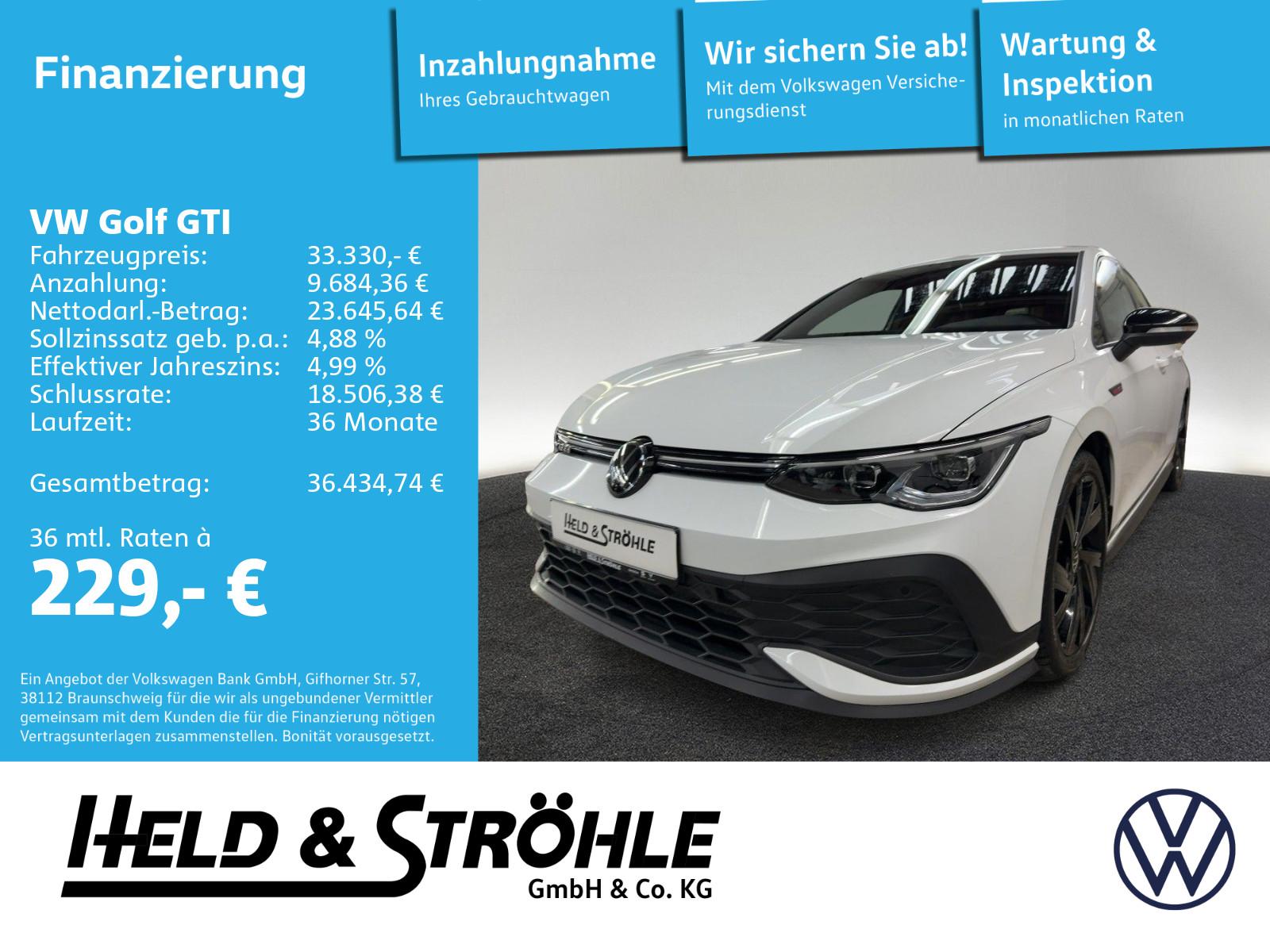 Volkswagen Golf GTI Clubsport 2.0 TSI DSG NAV KAM 18" BLACK