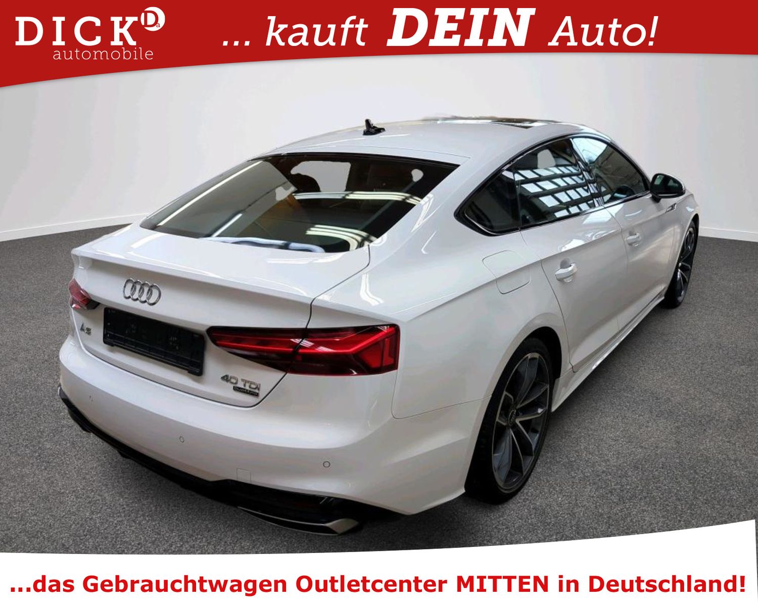Fahrzeugabbildung Audi A5 SB 40d Quatt S Line LED/NAVI/PANO/B&O/SHZ/19"